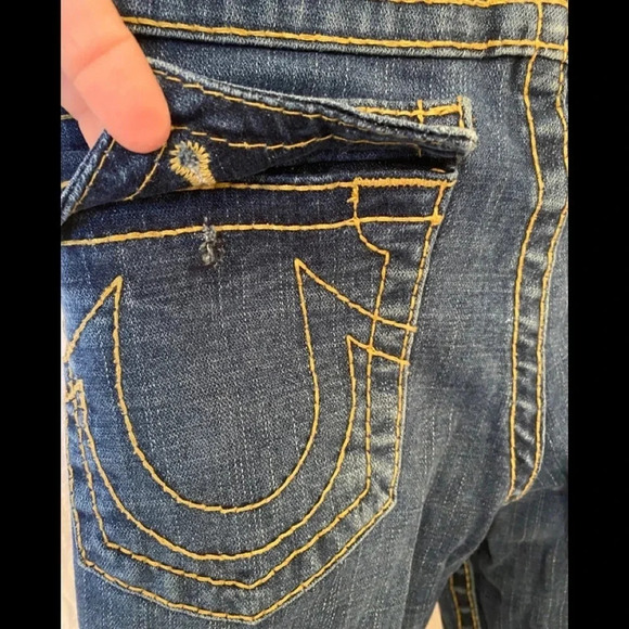 Women’s True Religion Disco Becky Big T Jeans Sz 32 - Picture 4 of 9